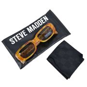 Steve Madden Women Sunglasses Felicia Orange Tortoise Rectangular Frame NWT