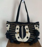 NEW! Anthropologie | Cleobella Menorca Handwoven Macramé Tote Handbag