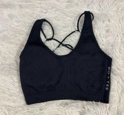 bo + tee ribbed sports bra