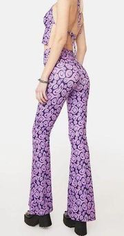 DollsKill Purple Smiley Festival Pants