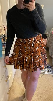 Buddy Love Tiger Print Skirt