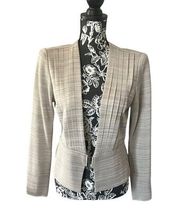 Misook collection women’s blazer jacket suit long sleeve top size small