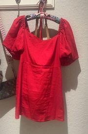 Red francesca’s dress 