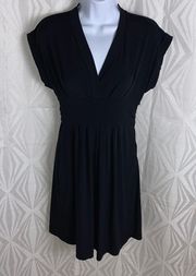 | Black Short Sleeve Dress