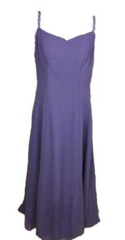 ALFRED ANGELO Purple Bridesmaid Dress Size 10