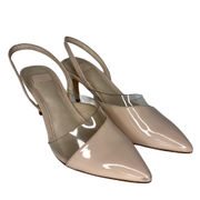 French Pink Lo-Kareena Slingback Heels - Size 37 / 6.5 - Women