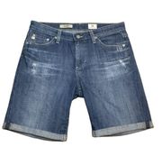 AG Adriano Goldschmied Women’s The Brooke Bermuda Jean Short Size 28