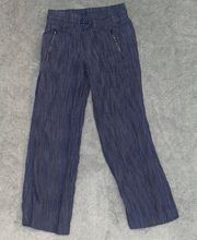 ATHLETA Cabo Linen Textured Wide Leg Pant Size 4