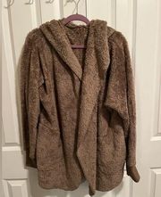 Brown Teddy Bear Coat purchased from local boutique. One Size