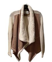 Anthropologie Saturday Sunday Soft Sherpa Shawl Sweater