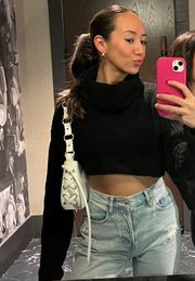 Forever 21 Turtleneck Cropped Sweater