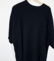 Dress Up Black Dolman Sleeve Knit Pullover Sweater Women's Size Medium M