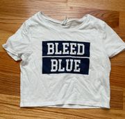 Bleed Blue Tailgate Crop Top