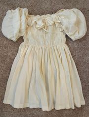 Mable Cream Dress