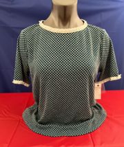 🌟💐NWT  Green & Silver Textured Blouse💐🌟