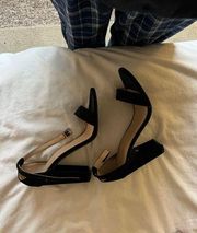 Charlotte Russe Black Heels Open Toe