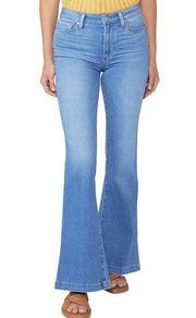 PAIGE Genevieve High Rise Flare Jeans in Golden Years