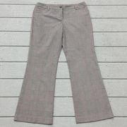 Dalia Collection Plaid Size 10 Trouser Pants