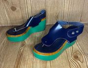 Vintage DIESEL Leather thong wedge platform sandals

Women’s EU 38 - US 8