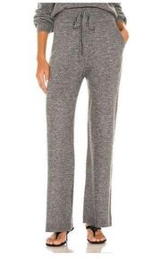 NWT L'Academie Plush Lounge Pant in Charcoal Grey Size S