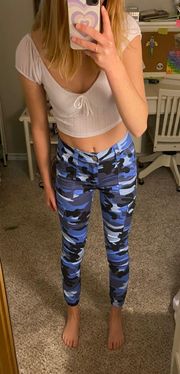 Blue Camouflage Pants