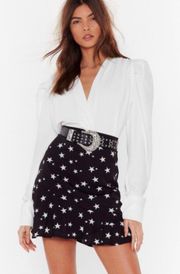 Star-t As You Mean To Go On Ruffle Mini Skirt