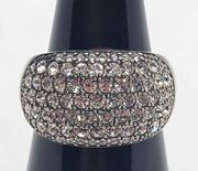 Silpada Sterling Silver & Clear Crystal Ring (7)