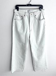 NWT Re/Done 30 Wide leg Crop High Rise Jeans