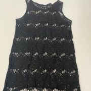 Apt 9 Black Lace Swim Cover Up