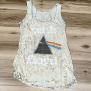 Pink Floyd Acid Wash Racerback Tank Top Women’s XS