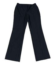 Anne Klein High Rise Straight Leg Dress Pants Trousers Dark Blue Size 8