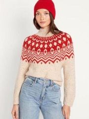 NWT Old Navy Mock-Neck Cropped Sweater