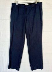 BOSS  Navy Blue Tamea 8 Dress Pants 100% Virgin Wool Size 10