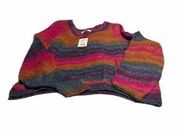 BB Dakota by Steve Madden Ladies' multi-colored Ombre Wool Sweater, X-Large