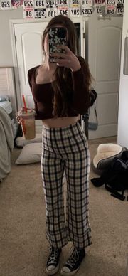 Plaid Pants