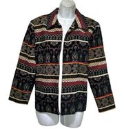 Coldwater Creek Tapestry Jacket Size PL