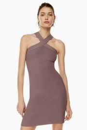 Babaton Sculpt Knit Criss Cross Dress