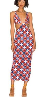 WeWoreWhat Revolve Cowl Back Maxi Dress Size XL NWT