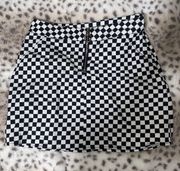 Checkered Skirt