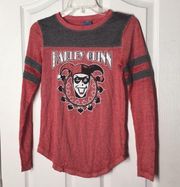 Juniors’ DC Comics Harley Quinn LS Tee (XS)