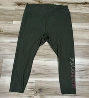 Peloton Green Logo Leggings Women’s 3XL