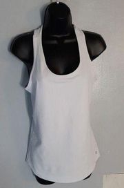 RBX active racerback white tank top