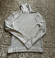 Soft Gray Lightweight Turtleneck