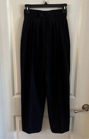 5xx Vintage Yves Saint Laurent High Rise Pleated Trouser Size 34