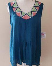 Wrangler beaded tank size large