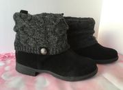 Muk Luks Sweater Boots, Size 9