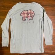 Ivory Ella NWOT  Long Sleeve Oversized Tee Size XL