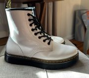 Dr. Martens White Combat Boots