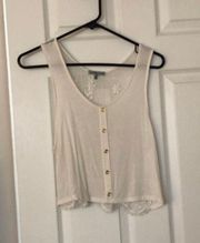 Charlotte Russe White Crop Top