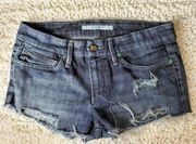 Joe's Distressed Cut-Off Jean Shorts Size 26